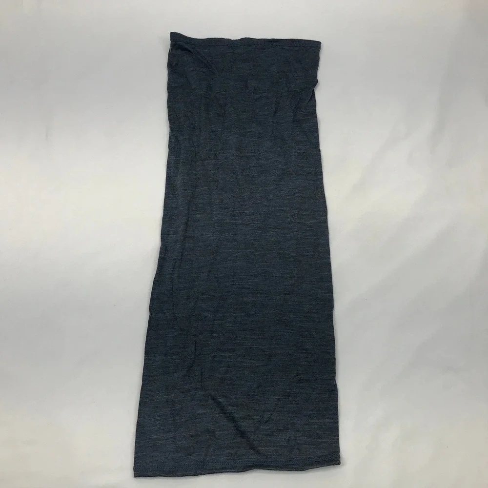 Buff Lightweight Neck Gaiter Heathered Charcoal Blue Performance Knit Spain